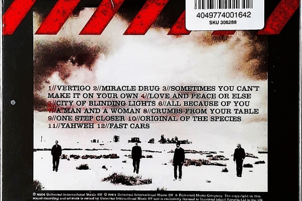 Ogłoszenie - Polecam  Wspaniały Album CD Kultowego Zespołu U2- Album How Dismantle CD Nowa. Zdjęcie 2