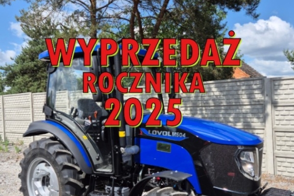 Ogłoszenie - WYPRZEDAŻ ROCZNIKA 2025 LOVOL M504 PREMIUM – Nowy ciągnik rolniczy 55KM /Gwarancja /Transport. Zdjęcie 1