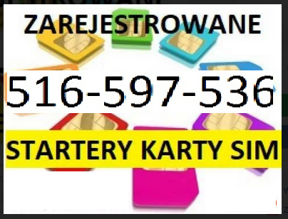 Ogłoszenie - Karty sim zarejestrowane Katowice karta startery aktywne anonimowe pre-paid. Zdjęcie 1