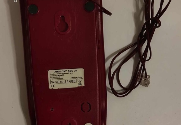 Ogłoszenie - OKAZJA! ANTYK! Stacjonarny przewodowy telefon AMACOM AMC-20. Zdjęcie 2