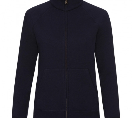 Ogłoszenie - Damska bluza rozpinana BEZ KAPTURA granatowa FRUIT of the LOOM. Zdjęcie 3