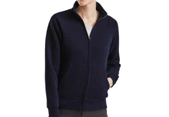 Ogłoszenie - Damska bluza rozpinana BEZ KAPTURA granatowa FRUIT of the LOOM. Zdjęcie 1