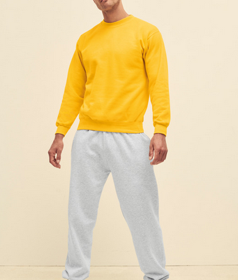 Ogłoszenie - Męskie Spodnie dresowe ze ściągaczami granatowe FRUIT of the LOOM. Zdjęcie 4