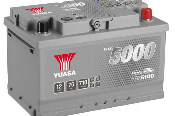 Ogłoszenie - Akumulator Yuasa YBX5100 Silver 12V 75Ah 710A EN Prawy Plus. Zdjęcie 1