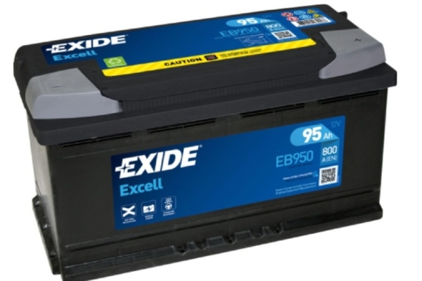 Ogłoszenie - Akumulator Exide Excell 95Ah 800A EB950 EN PRAWY PLUS. Zdjęcie 1