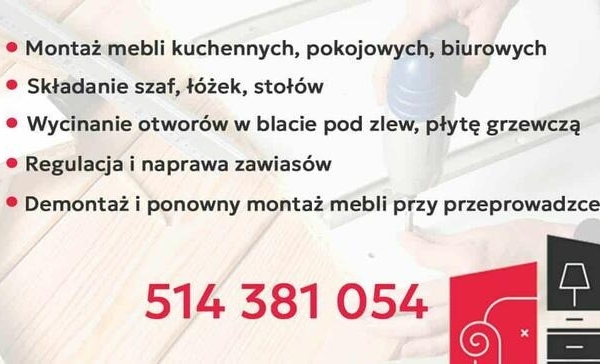 Ogłoszenie - Montaż mebli Siedlce mazowieckie. Zdjęcie 2