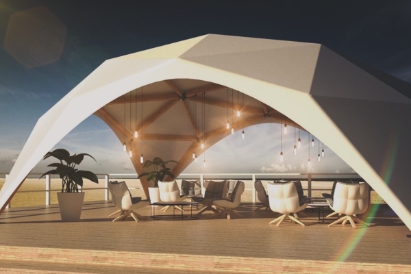 Ogłoszenie - Altana ogrodowa "Under Wood" 5x5 m – Nowoczesna i Przestronna. Zdjęcie 7