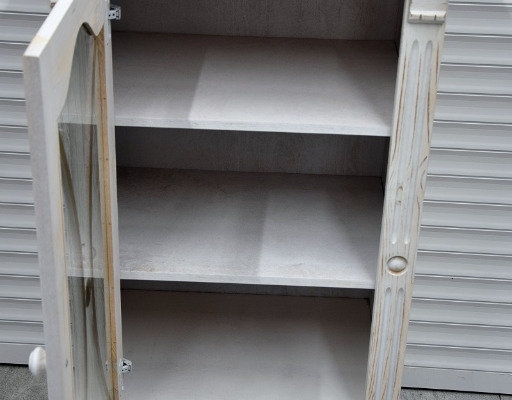 Ogłoszenie - witryna z drewna sosnowego - jak nowa. Zdjęcie 4