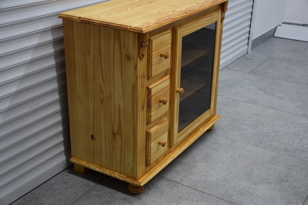 Ogłoszenie - komoda z drewna sosnowego - jak nowa. Zdjęcie 2