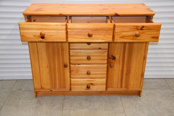 Ogłoszenie - komoda z drewna sosnowego - jak nowa. Zdjęcie 3