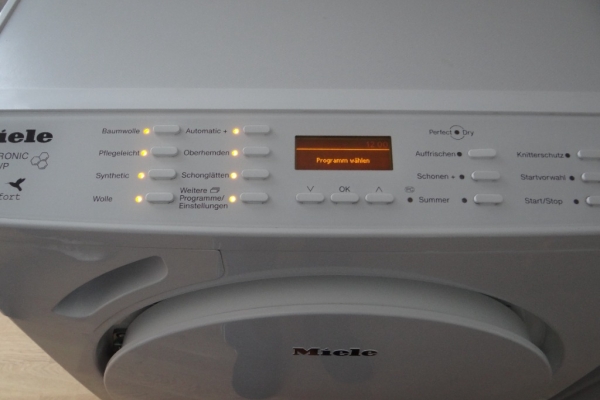 Ogłoszenie - Komplet Miele  Pralka  Miele    W1 Edition  + Suszarka  Miele   T 9747 używane  po  serwisie.. Zdjęcie 9