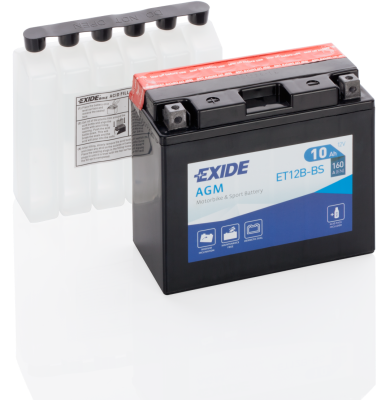 Ogłoszenie - Akumulator 10Ah 160A Motocyklowy Exide ET12B-BS - Opole. Zdjęcie 1