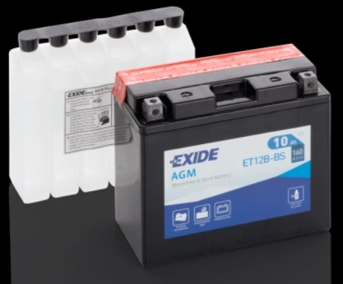 Ogłoszenie - Akumulator MOTO 10Ah 160A EXIDE ET12B-BS L+. Zdjęcie 1