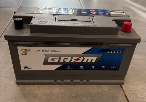 Ogłoszenie - Akumulator 100Ah 900A Grom Premium. Zdjęcie 1