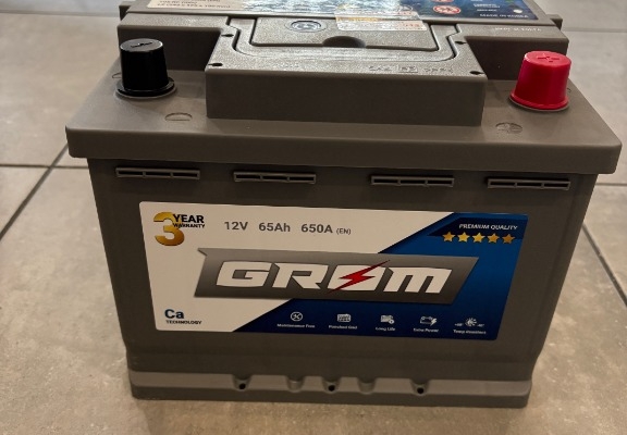 Ogłoszenie - Akumulator 65Ah 650A Grom Premium. Zdjęcie 1