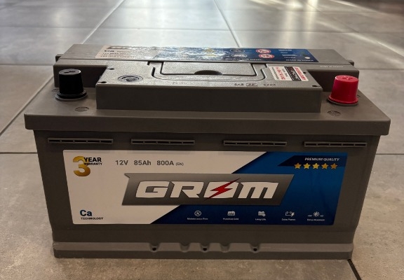 Ogłoszenie - Akumulator 85Ah 800A Grom Premium. Zdjęcie 1