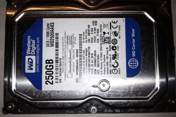 Ogłoszenie - DYSK HDD WD2500AAKS 250 Gb. Zdjęcie 1