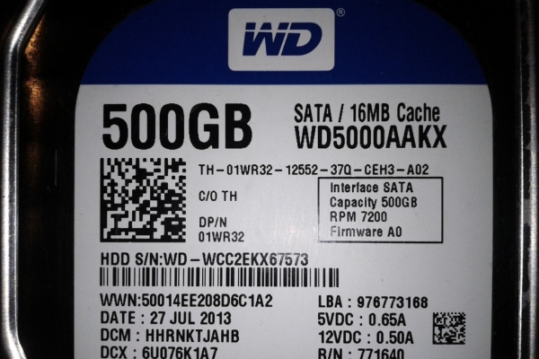 Ogłoszenie - WD 5000AAK DYSK HDD 500 Gb. Zdjęcie 2
