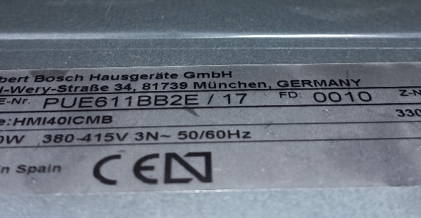 Ogłoszenie - Płyta indukcyjna Bosch pęknięta, sprawna PUE611BB2E. Zdjęcie 4