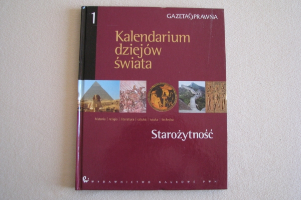 Ogłoszenie - Kalendarium dziejów świata - Starożytność. Zdjęcie 1