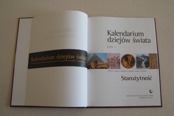 Ogłoszenie - Kalendarium dziejów świata - Starożytność. Zdjęcie 6