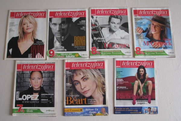 Ogłoszenie - Gazeta telewizyjna TV - Gazeta Wyborcza z lat 2008 - 2010. Zdjęcie 2
