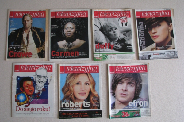 Ogłoszenie - Gazeta telewizyjna TV - Gazeta Wyborcza z lat 2008 - 2010. Zdjęcie 3