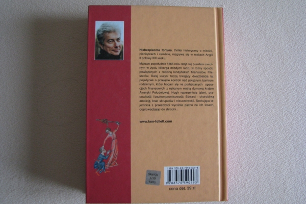 Ogłoszenie - Niebezpieczna fortuna – Ken Follett - twarda oprawa. Zdjęcie 2