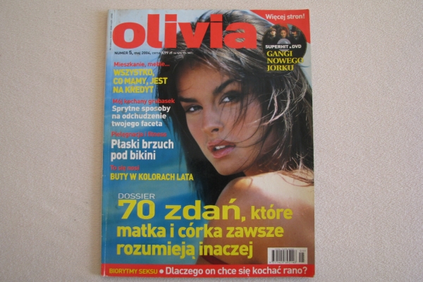 Ogłoszenie - Magazyn Olivia – miesięcznik nr 5 maj 2004r.. Zdjęcie 1