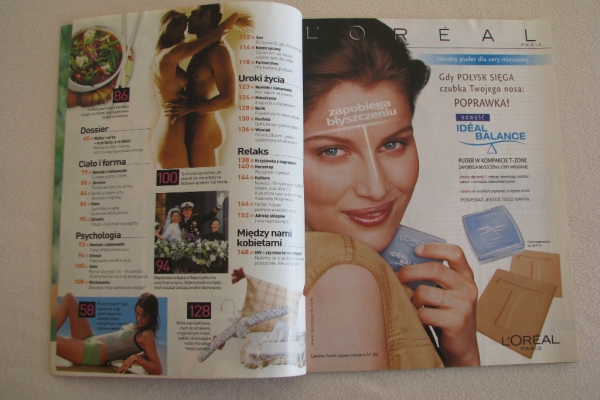 Ogłoszenie - Magazyn Olivia – miesięcznik nr 5 maj 2004r.. Zdjęcie 4