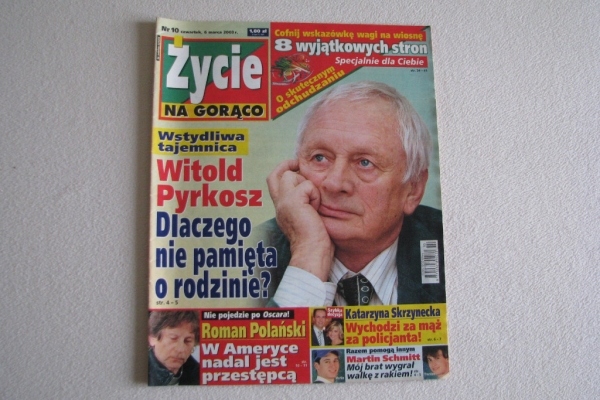 Ogłoszenie - Życie na gorąco – tygodnik z lat 2003-2006. Zdjęcie 4