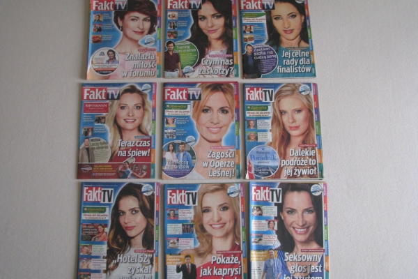 Ogłoszenie - Fakt TV - gazeta, program telewizyjny z roku 2013. Zdjęcie 1