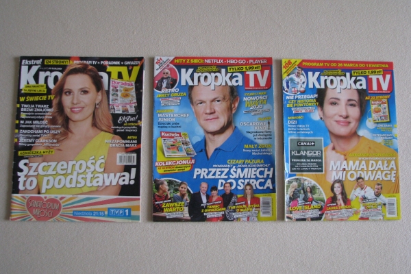 Ogłoszenie - Kropka Tv - gazeta, program telewizyjny z lat 2013 - 2020. Zdjęcie 6