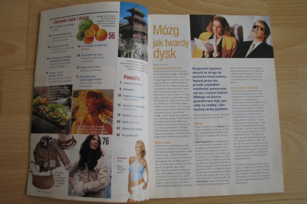 Ogłoszenie - Shape, nr 1-3, 2004 rok - magazyn - uroda, zdrowie, fitness, styl życia. Zdjęcie 5