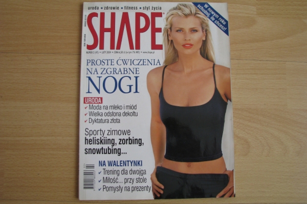 Ogłoszenie - Shape, nr 1-3, 2004 rok - magazyn - uroda, zdrowie, fitness, styl życia. Zdjęcie 6