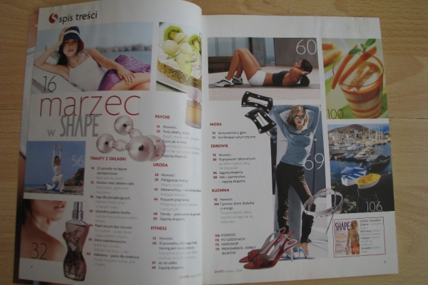 Ogłoszenie - Shape, nr 1-3, 2004 rok - magazyn - uroda, zdrowie, fitness, styl życia. Zdjęcie 10