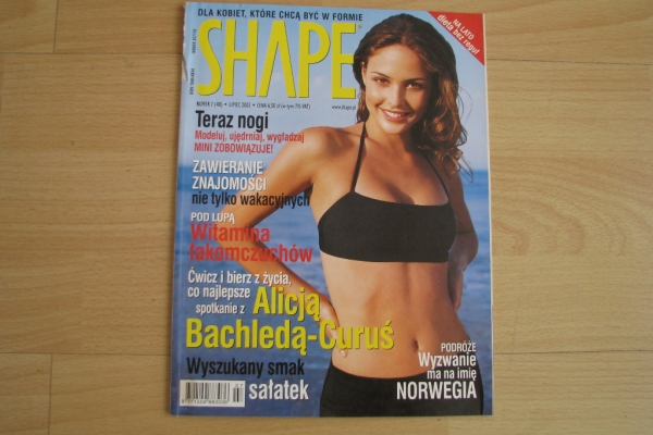 Ogłoszenie - Shape z lat 2001 - 2003 - magazyn dla kobiet, które chcą być w formie. Zdjęcie 8