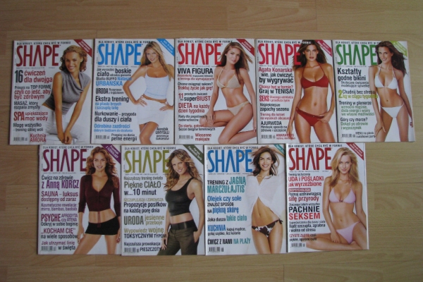 Ogłoszenie - Magazyn Shape, Fitness i Uroda, Lady Fitness z lat 1994 – 2008. Zdjęcie 4
