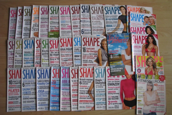 Ogłoszenie - Magazyn Shape, Fitness i Uroda, Lady Fitness z lat 1994 – 2008. Zdjęcie 1
