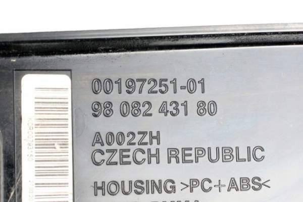 Ogłoszenie - Lampa tylna LEWA drzwi tył Fiat Scudo 3 Citroen Jumpy 3 Peugeot Expert 3 Toyota ProAce 2016- Opel Vivaro C Zafira 2019-. Zdjęcie 3