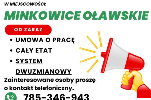 Ogłoszenie - Praca w markecie, Dino Polska S.A., Minkowice Oławskie. Zdjęcie 1