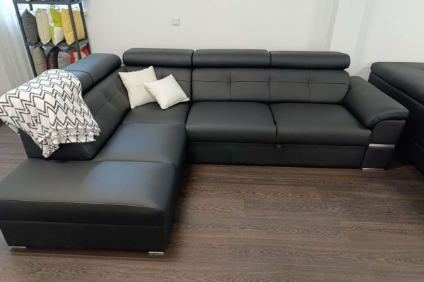 Ogłoszenie - Narożnik DANTE! Skóra naturalna 100%, Dostępny od ręki!. Zdjęcie 1