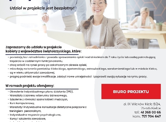 Ogłoszenie - Akademia Zdrowia - Projekt Kobiety przyszłości. Zdjęcie 1