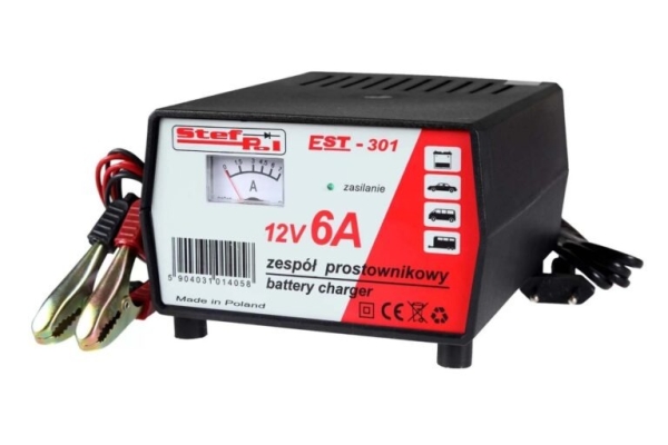 Ogłoszenie - Prostownik Stef-Pol EST-301 12V/6A. Zdjęcie 1