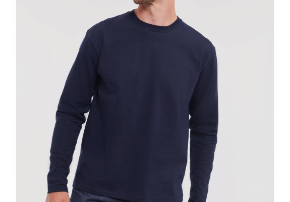 Ogłoszenie - T-shirt koszulka Authentic long sleeve z długim rękawem szara RUSSELL. Zdjęcie 3