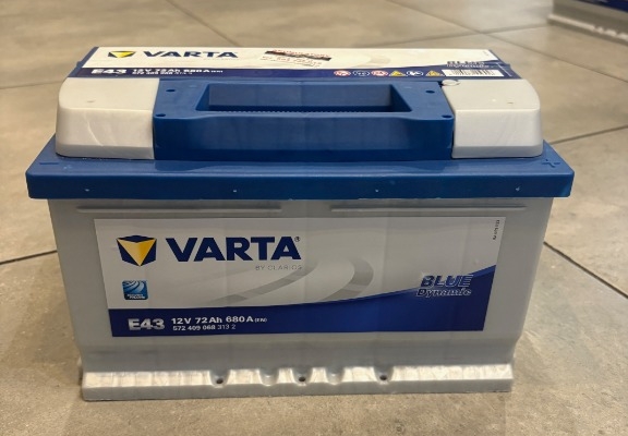 Ogłoszenie - Akumulator VARTA Blue Dynamic E43 72Ah 680A EN. Zdjęcie 1