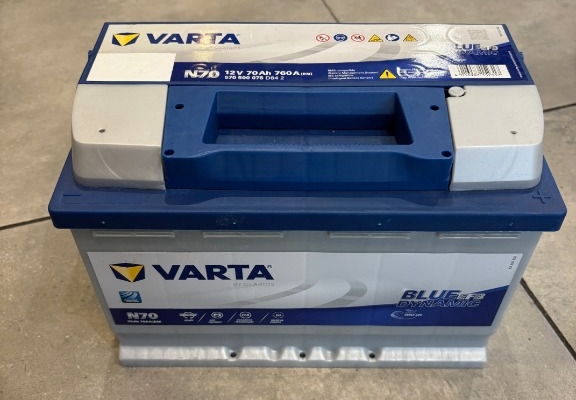 Ogłoszenie - Akumulator Varta Blue Dynamic EFB START&STOP 70Ah 760A N70. Zdjęcie 1