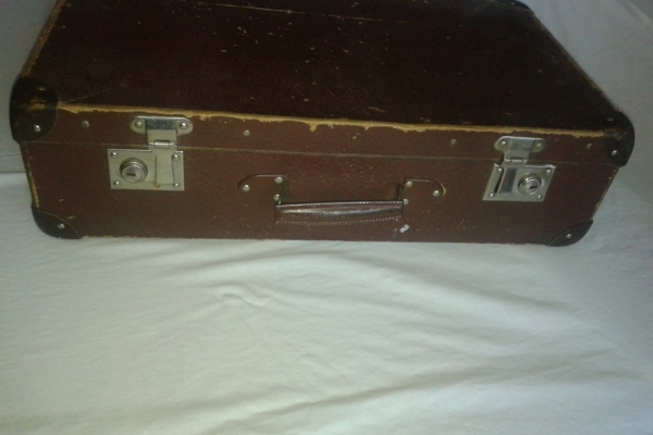 Ogłoszenie - WALIZKA TEKTUROWA STARA. Zdjęcie 7