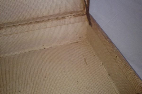 Ogłoszenie - WALIZKA TEKTUROWA STARA. Zdjęcie 5