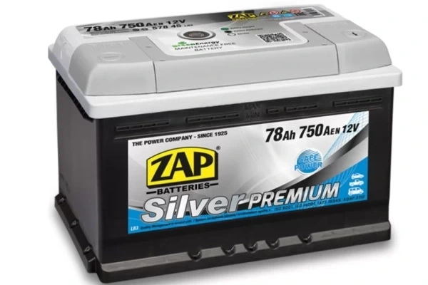 Ogłoszenie - Akumulator 78Ah 750A ZAP Silver Premium. Zdjęcie 1